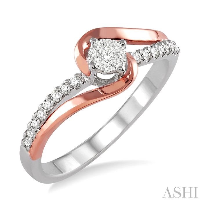 ROUND SHAPE LOVEBRIGHT DIAMOND FASHION RING