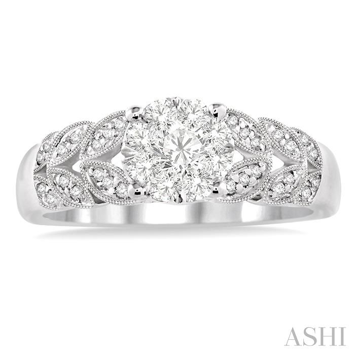 Round Shape Lovebright Diamond Ring-2