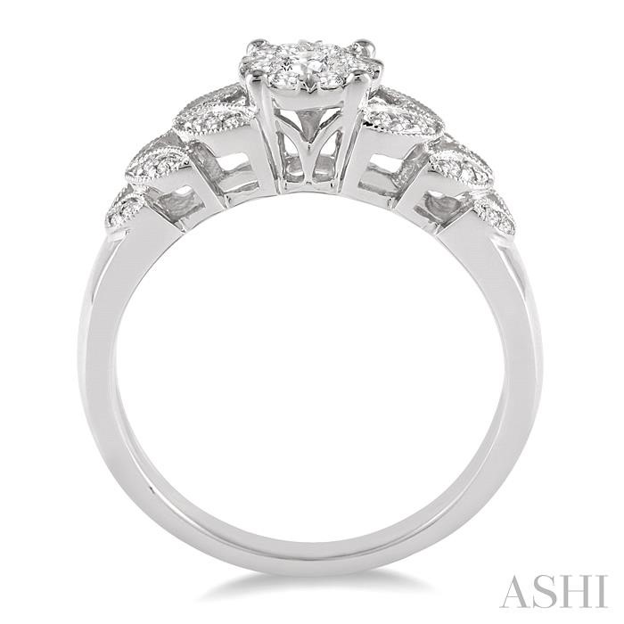 Round Shape Lovebright Diamond Ring-3