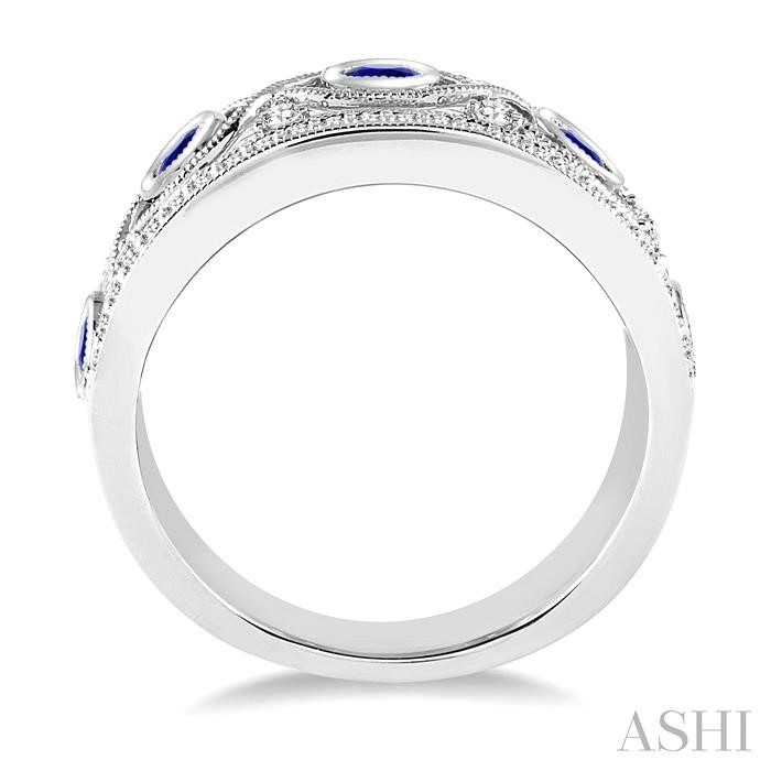 Gemstone & Diamond Fashion Band-3