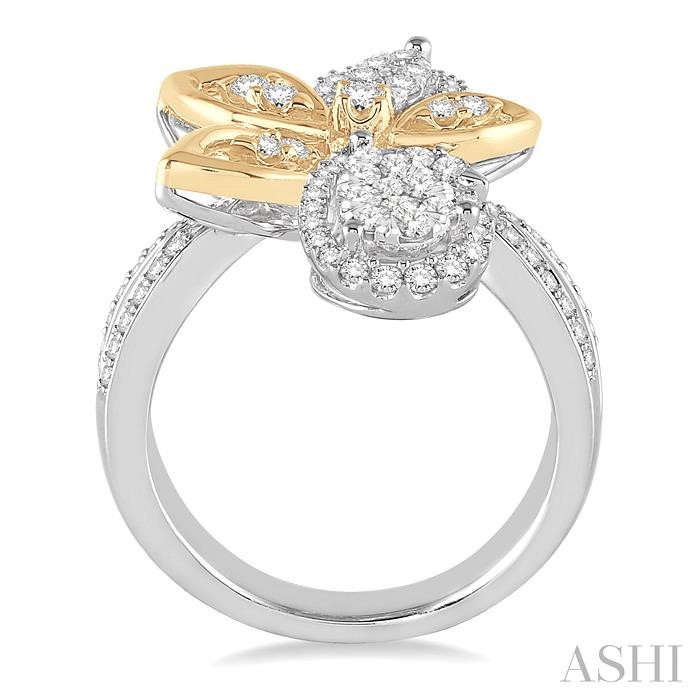Flower Halo Lovebright Diamond Fashion Ring-3