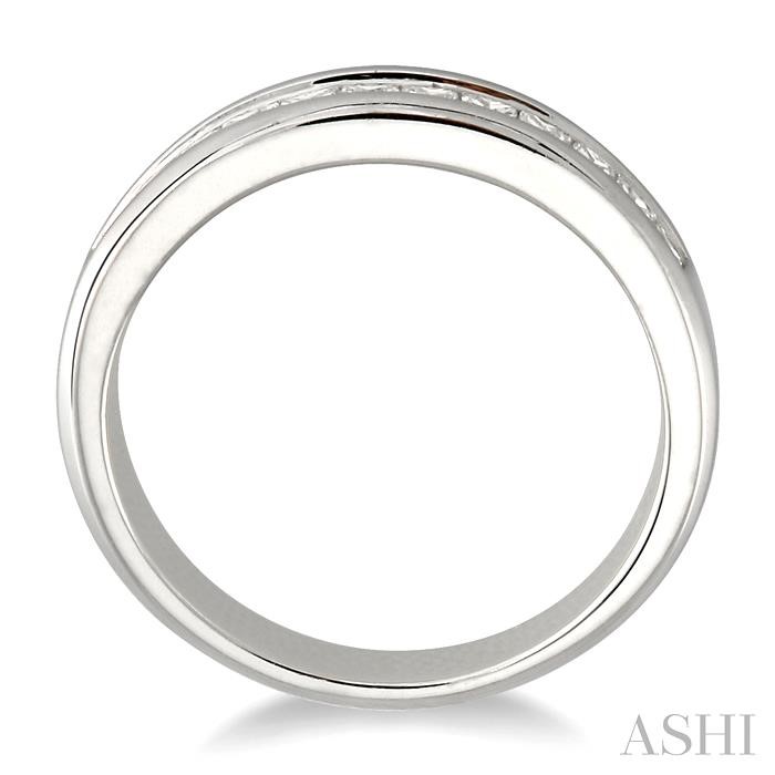Channel Set Diamond Wedding Band-3