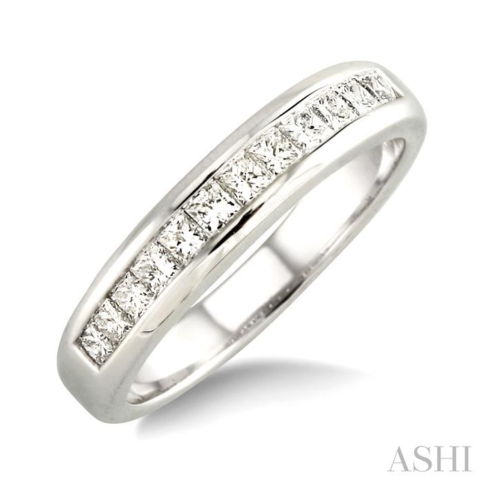 CHANNEL SET DIAMOND WEDDING BAND