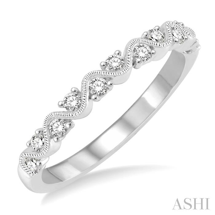 STACKABLE DIAMOND WEDDING BAND