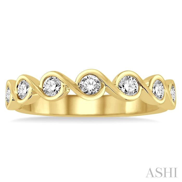 Stackable Diamond Wedding Band-2