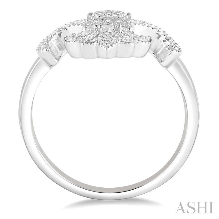 Fleur De Lis Diamond Ring-3