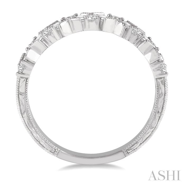 Scatter Zig-Zag Baguette Diamond Fashion Band-3