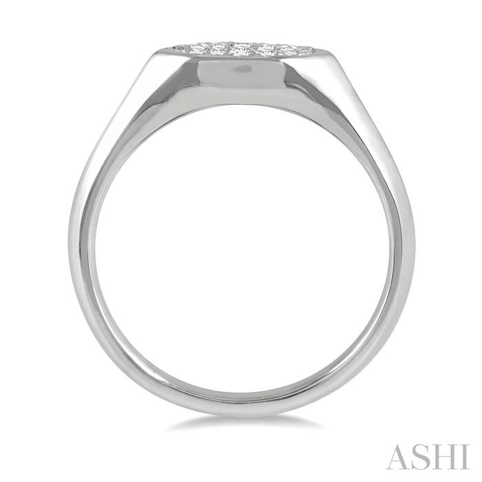 Marquise Shape Lovebright Essential Diamond Signet Ring-3