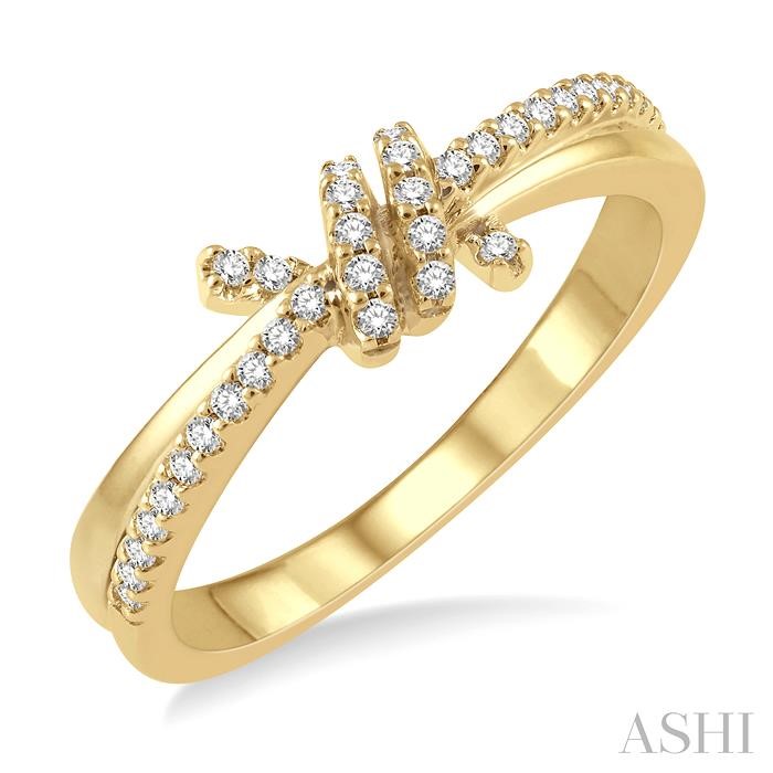 LOVE KNOT DIAMOND FASHION RING