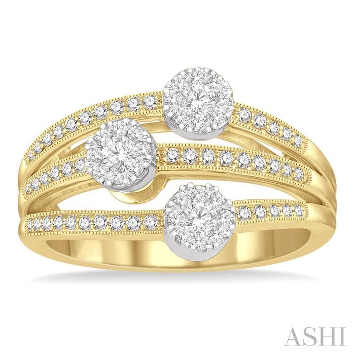 Round Shape Lovebright Diamond Fashion Ring-2