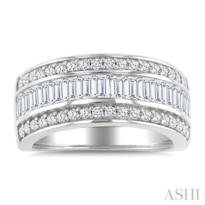 Channel Set Baguette Diamond Fashion Band