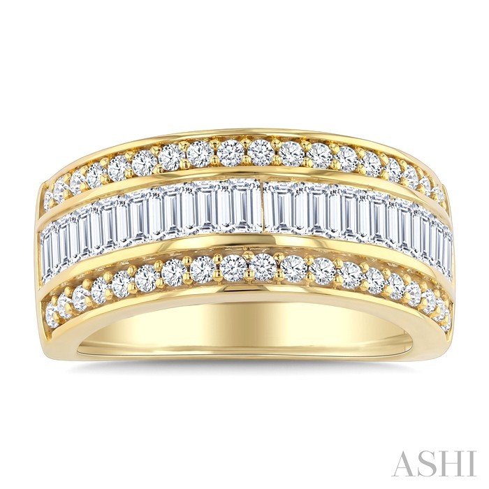 Channel Set Baguette Diamond Fashion Band