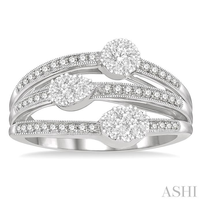 Mixed Shape Lovebright Diamond Fashion Ring-2