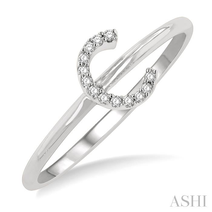 Block 'C' Initial Diamond Ring