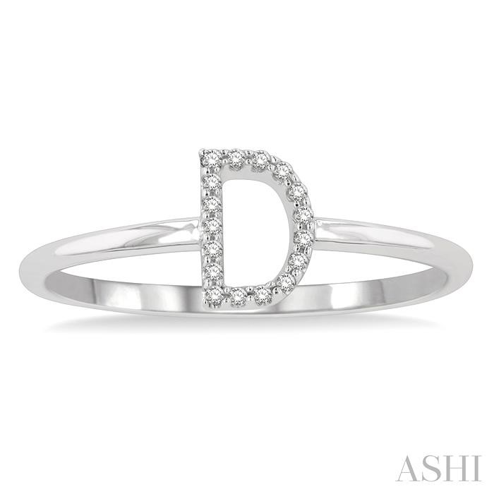 Block 'D' Initial Diamond Ring-2