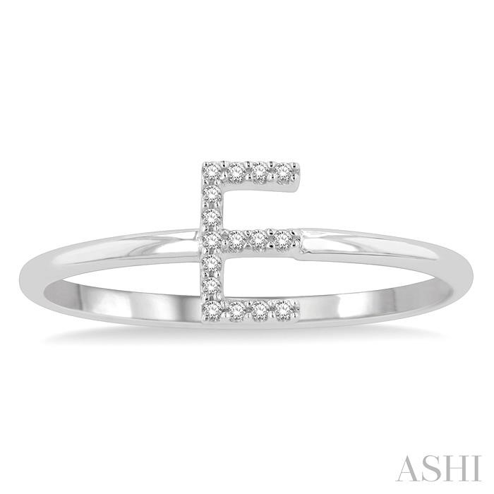 Block 'E' Initial Diamond Ring-2