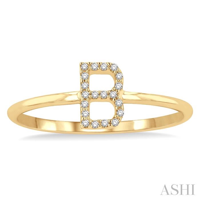Block 'B' Initial Diamond Ring-2