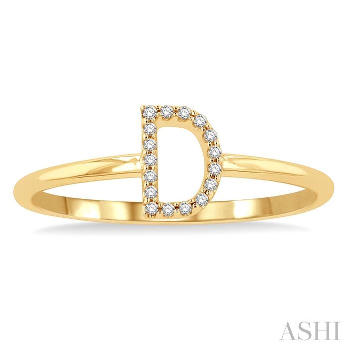Block 'D' Initial Diamond Ring-2