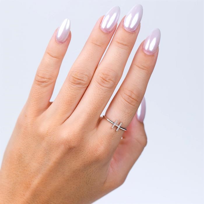 Block 'C' Initial Diamond Ring-4