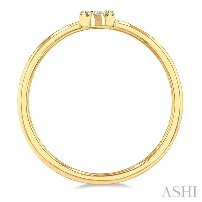 Block 'S' Initial Diamond Ring-3