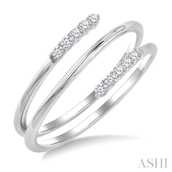 Spring Coil Diamond Fashion Ring