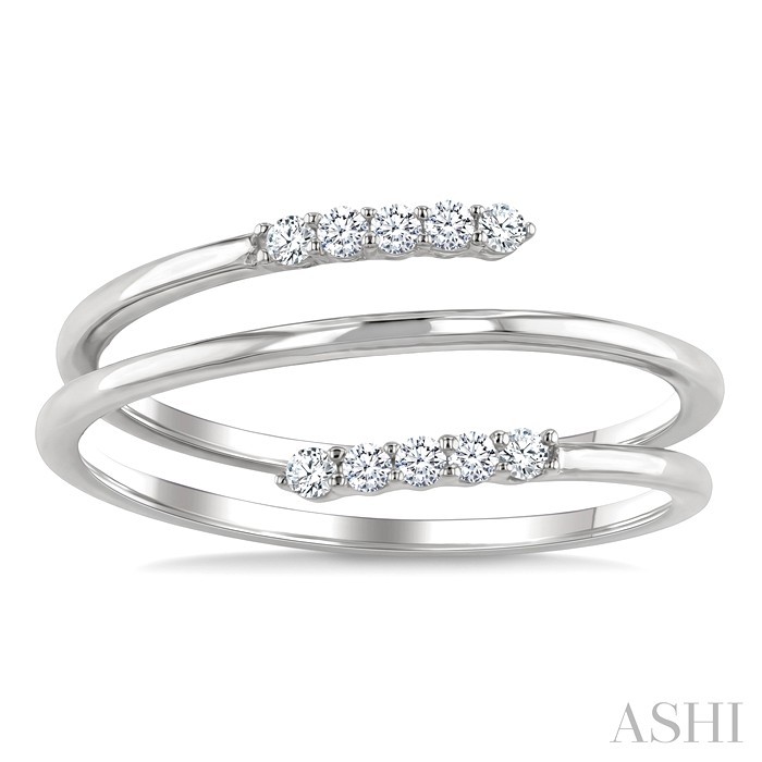 Spring Coil Diamond Fashion Ring