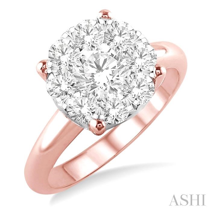 ROUND SHAPE LOVEBRIGHT ESSENTIAL DIAMOND RING