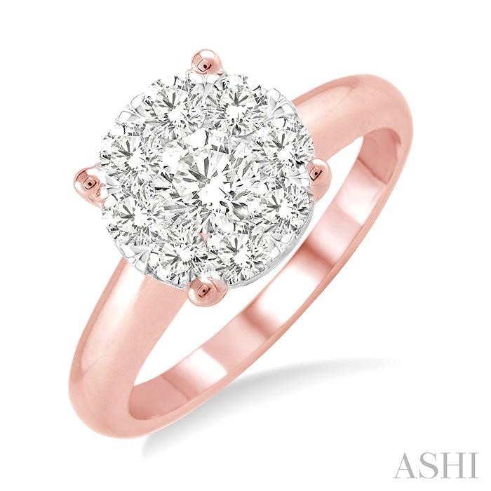 ROUND SHAPE LOVEBRIGHT ESSENTIAL DIAMOND RING