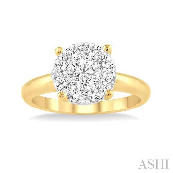 Round Shape Lovebright Essential Diamond Ring-2