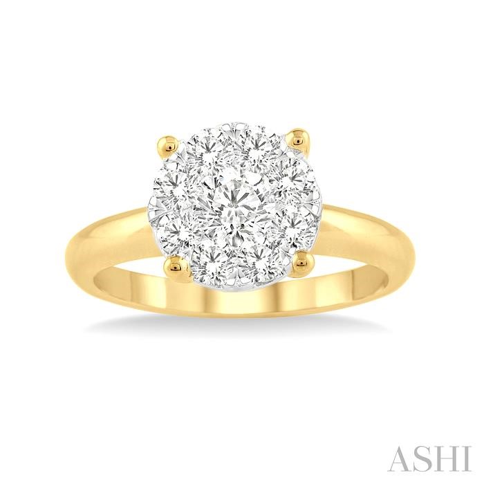 Round Shape Lovebright Essential Diamond Ring-2