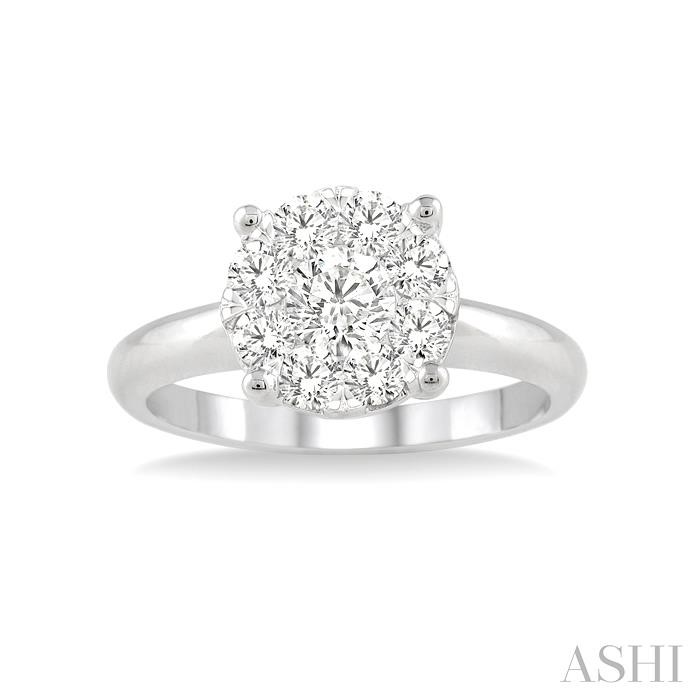 Round Shape Lovebright Essential Diamond Ring-2