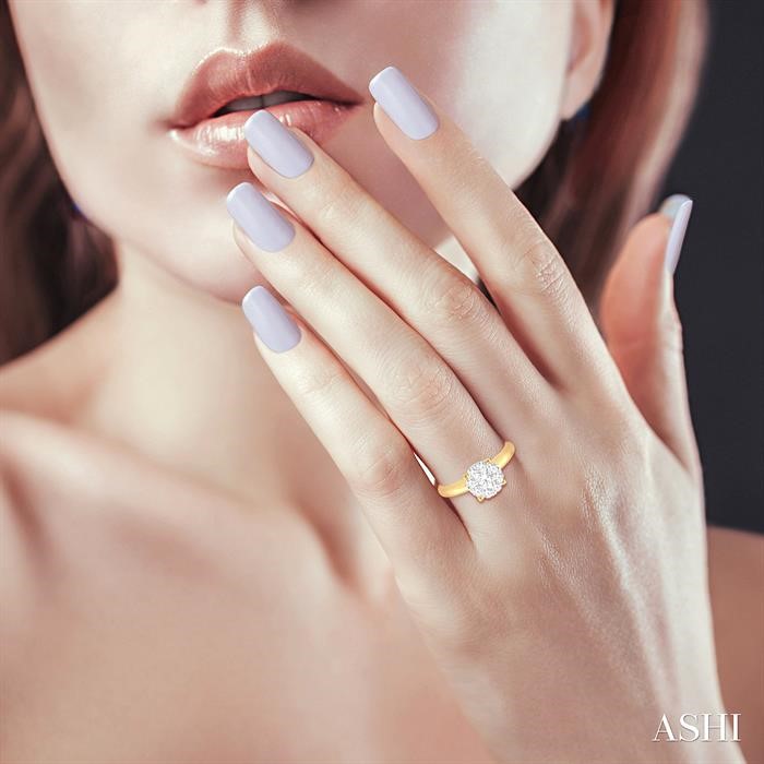 Round Shape Lovebright Essential Diamond Ring-4