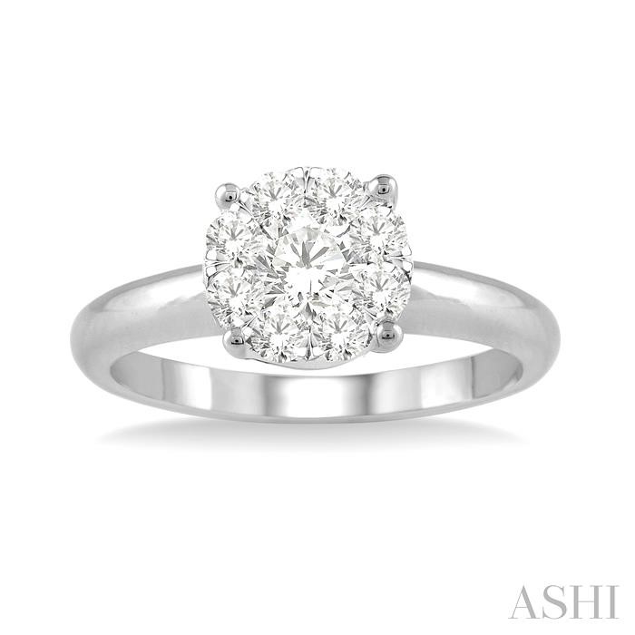 Round Shape Lovebright Essential Diamond Ring-2
