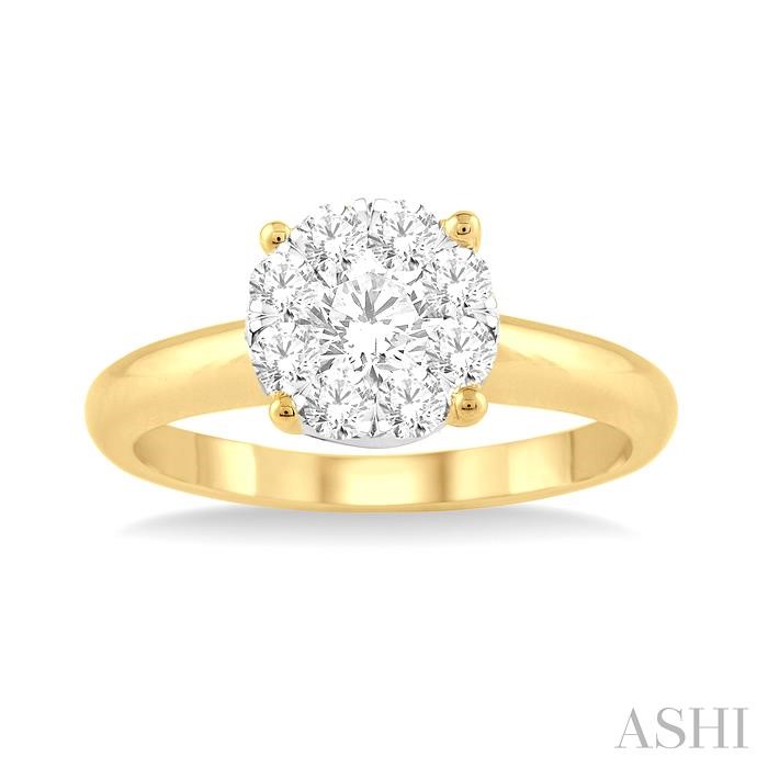 Round Shape Lovebright Essential Diamond Ring-2