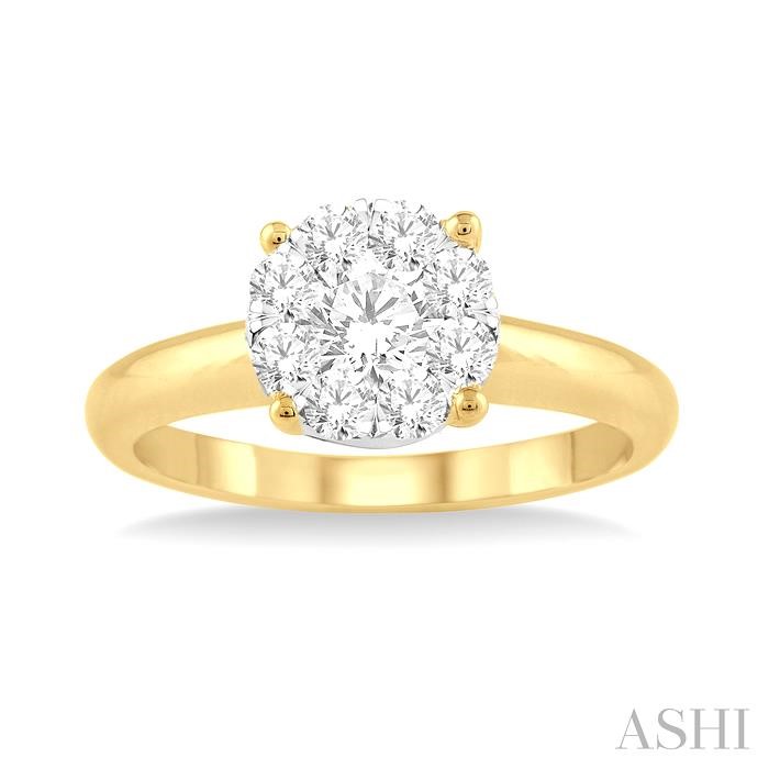 Round Shape Lovebright Essential Diamond Ring-2