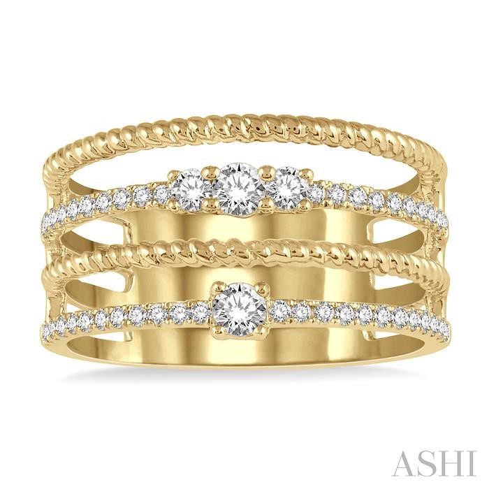 Diamond Layered Fashion Ring-2