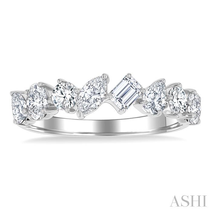 Mixed Shape Diamond Fashion Band-2