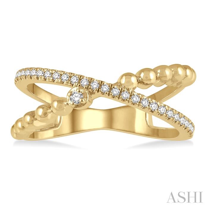 Criss Cross Diamond Fashion Ring-2