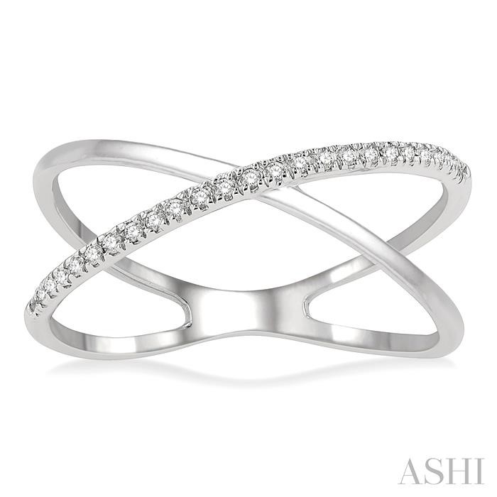 Criss Cross Diamond Fashion Ring-2