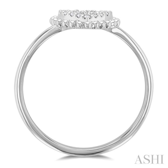 Stackable Heart Shape Petite Diamond Fashion Ring-3