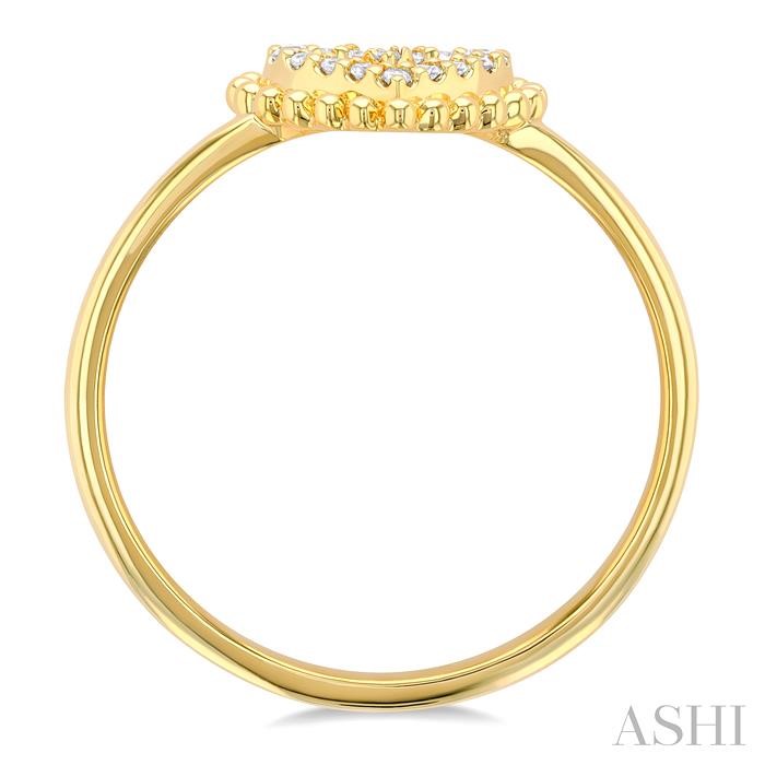 Stackable Heart Shape Petite Diamond Fashion Ring-3