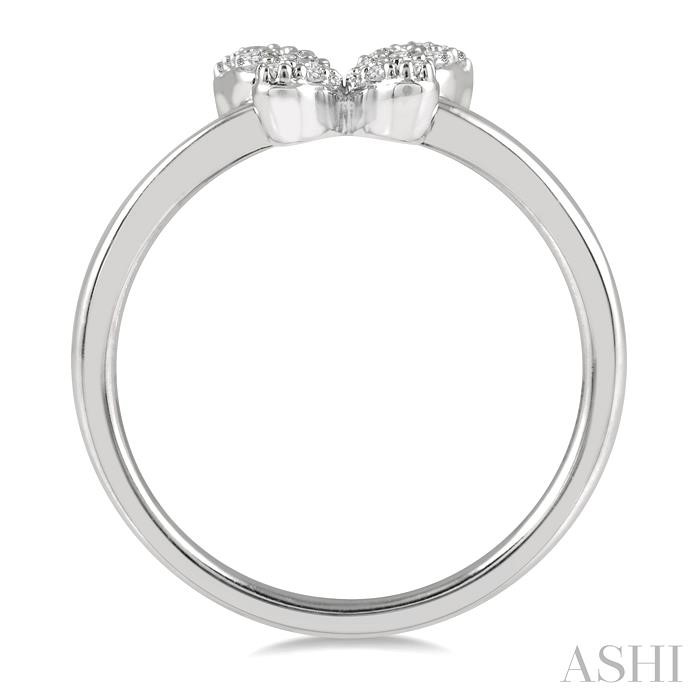 Stackable Butterfly Petite Diamond Fashion Ring-3
