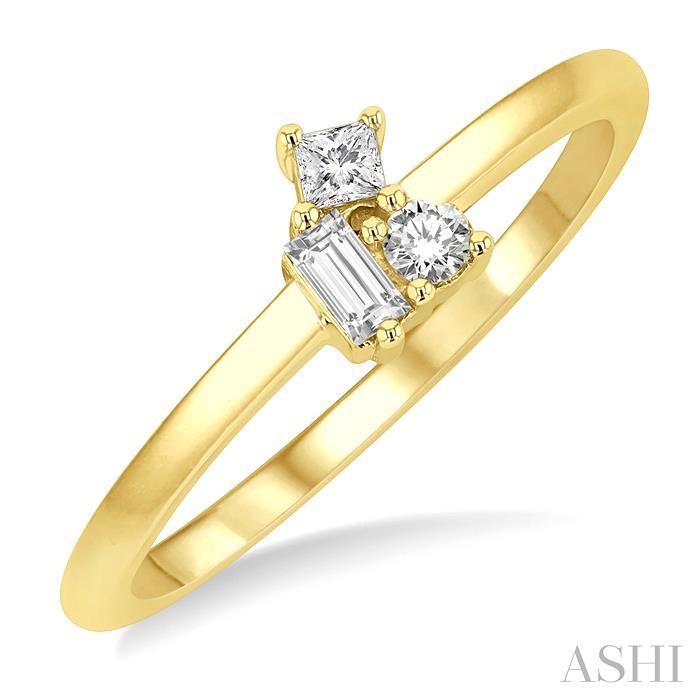 Scatter Petite Baguette Diamond Fashion Ring