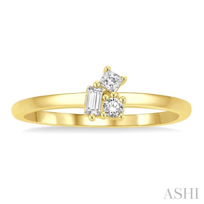 Scatter Petite Baguette Diamond Fashion Ring-2