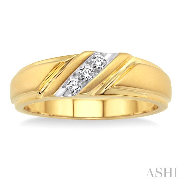 Men's Channel Set Diamond Band-2