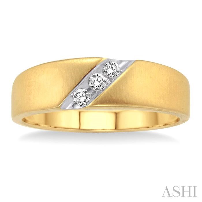 Men's Channel Set Diamond Band-2