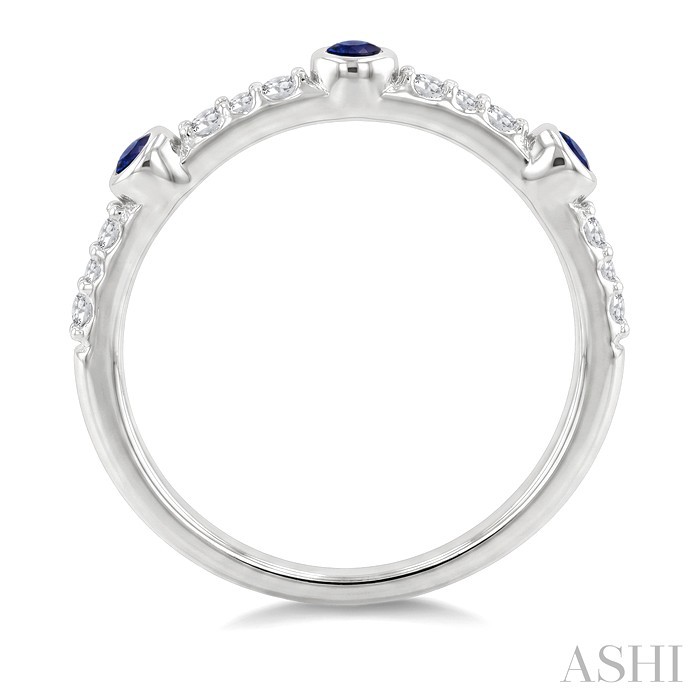 Stackable Gemstone & Diamond Fashion Ring