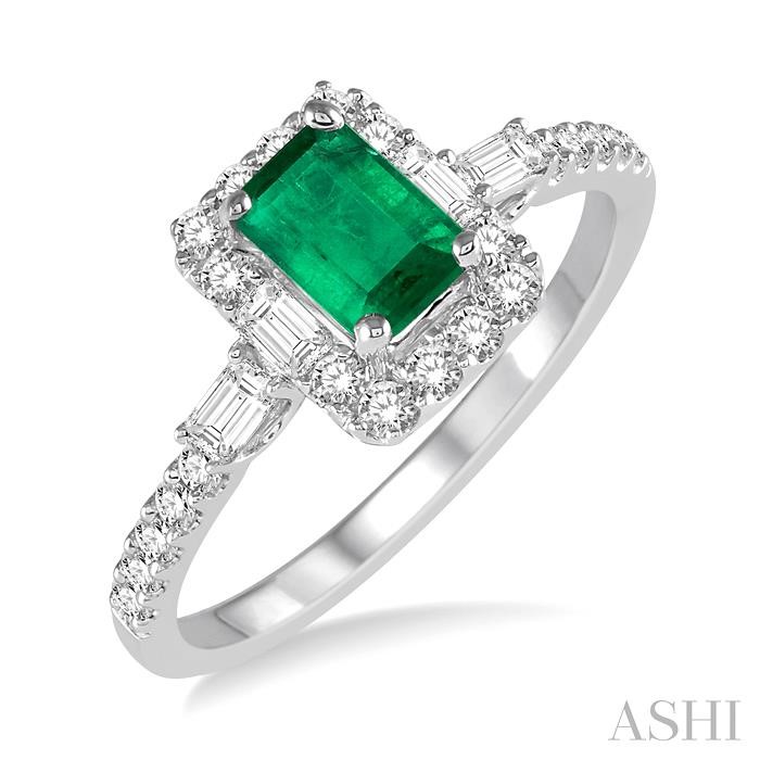 GEMSTONE & DIAMOND RING
