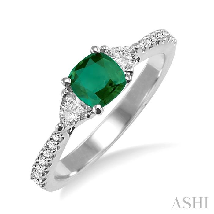 GEMSTONE & DIAMOND RING