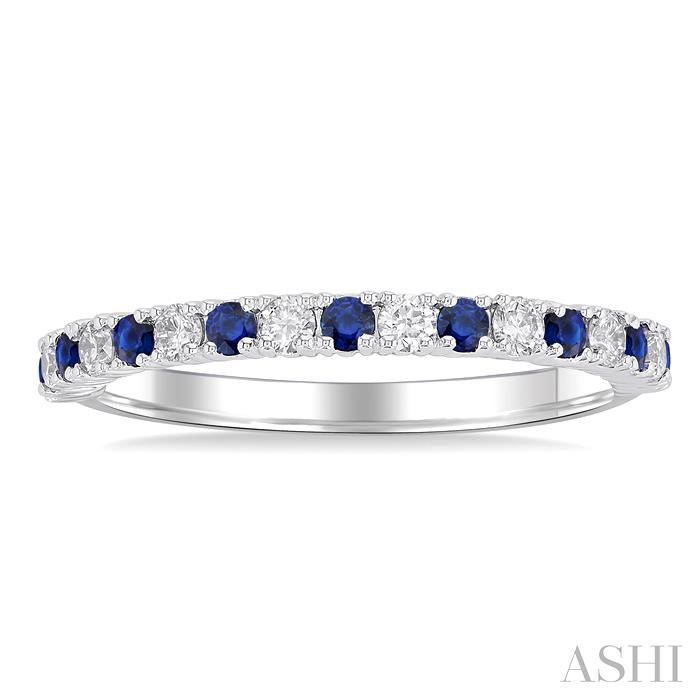 Alternate Gemstone & Diamond Band-2
